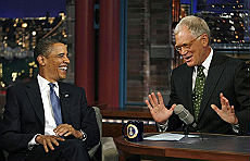 Obama e Letterman