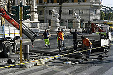 incedente roma il luogo dell'incidente