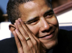 Barack Obama close Il presidente Barack Obama
